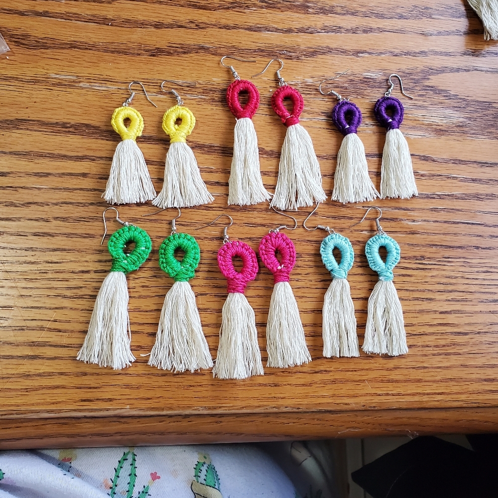 Boho loopy earrings